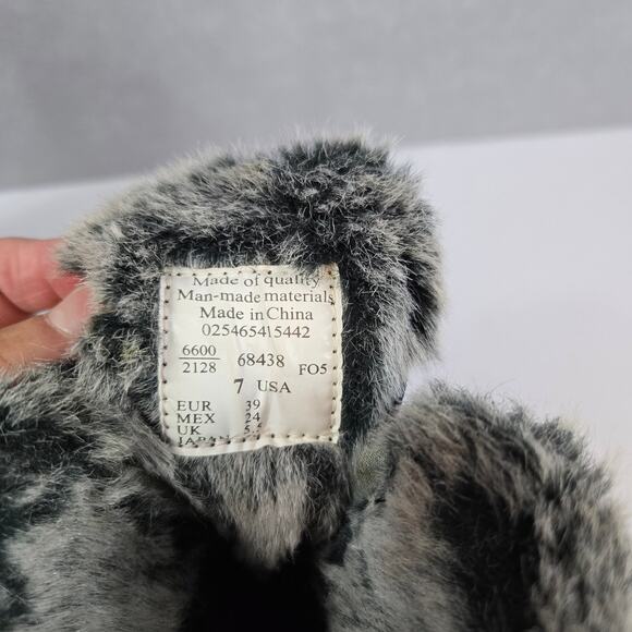 Women's Black Mid-Calf Fur Lined Zipper Boots - Medium - Picture 10 of 10